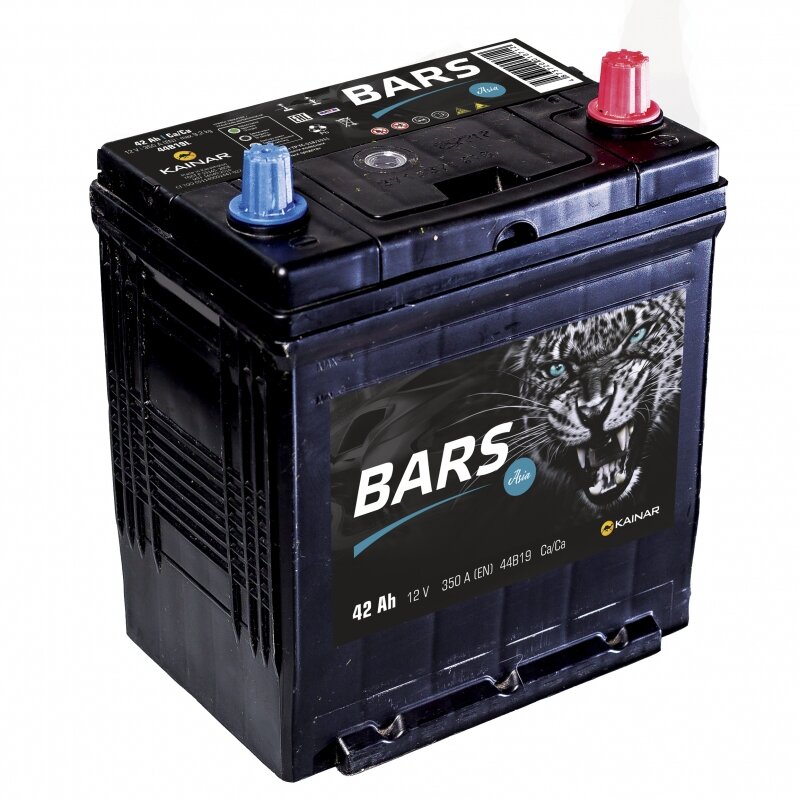 Аккумулятор автомобильный BARS Asia 42 (о.п.)